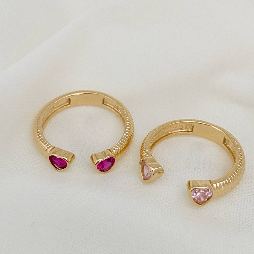 Pink Heart Ring
